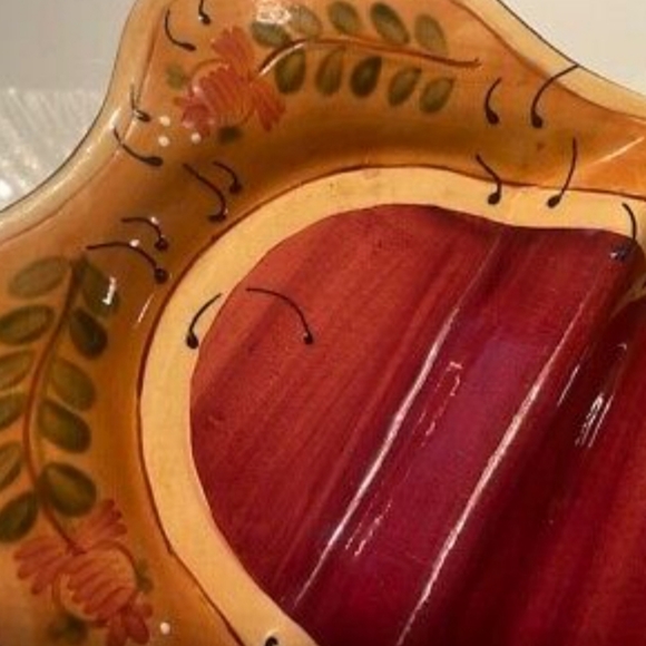 Ambiance Nanette Vacher Romance Three Part Serving Platter - Perfect. New - 16 1 - Picture 1 of 6